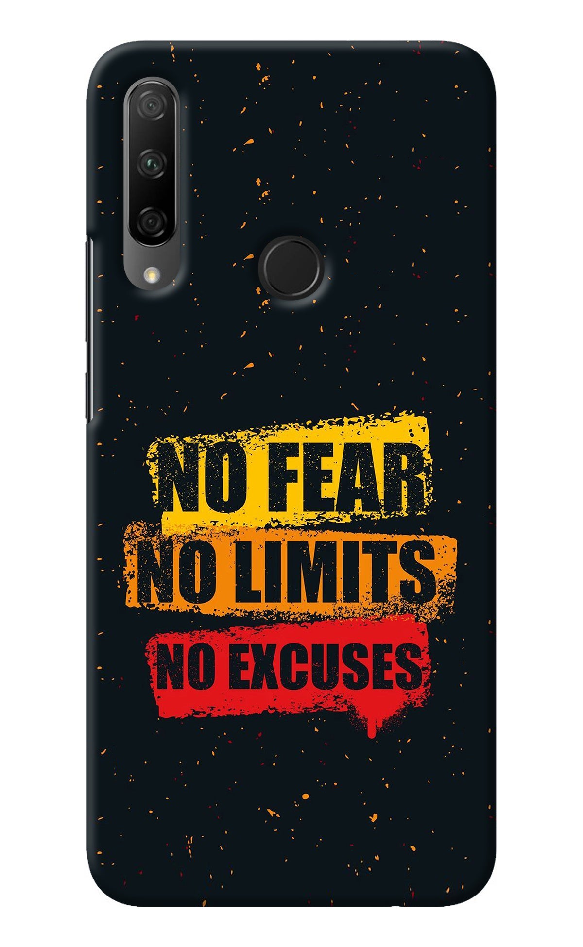 No Fear No Limits No Excuse Honor 9X Back Cover