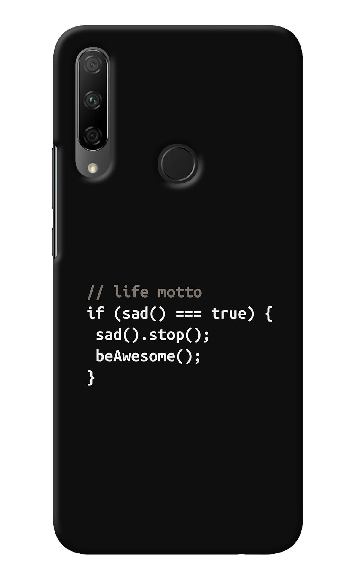 Life Motto Code Honor 9X Back Cover