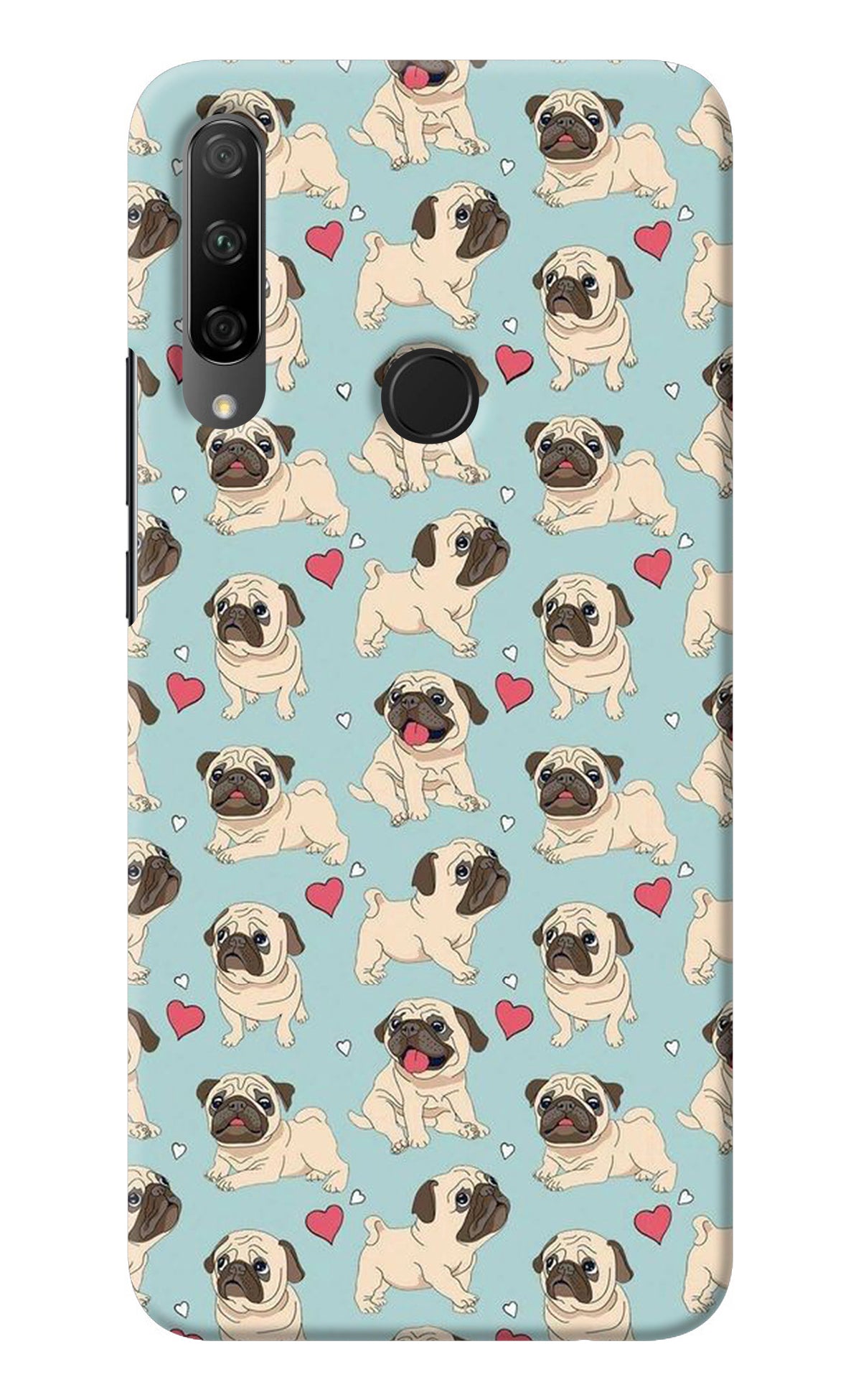 Pug Dog Honor 9X Back Cover