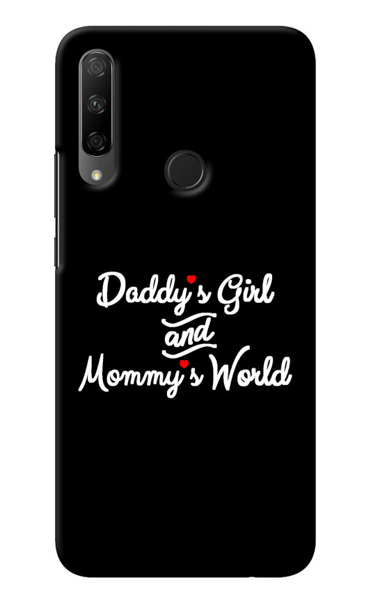 Daddy's Girl and Mommy's World Honor 9X Back Cover