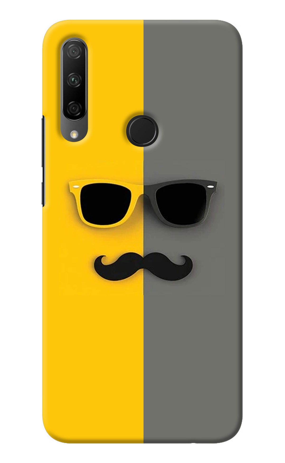 Sunglasses with Mustache Honor 9X Back Cover