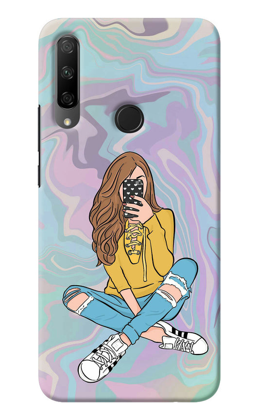 Selfie Girl Honor 9X Back Cover