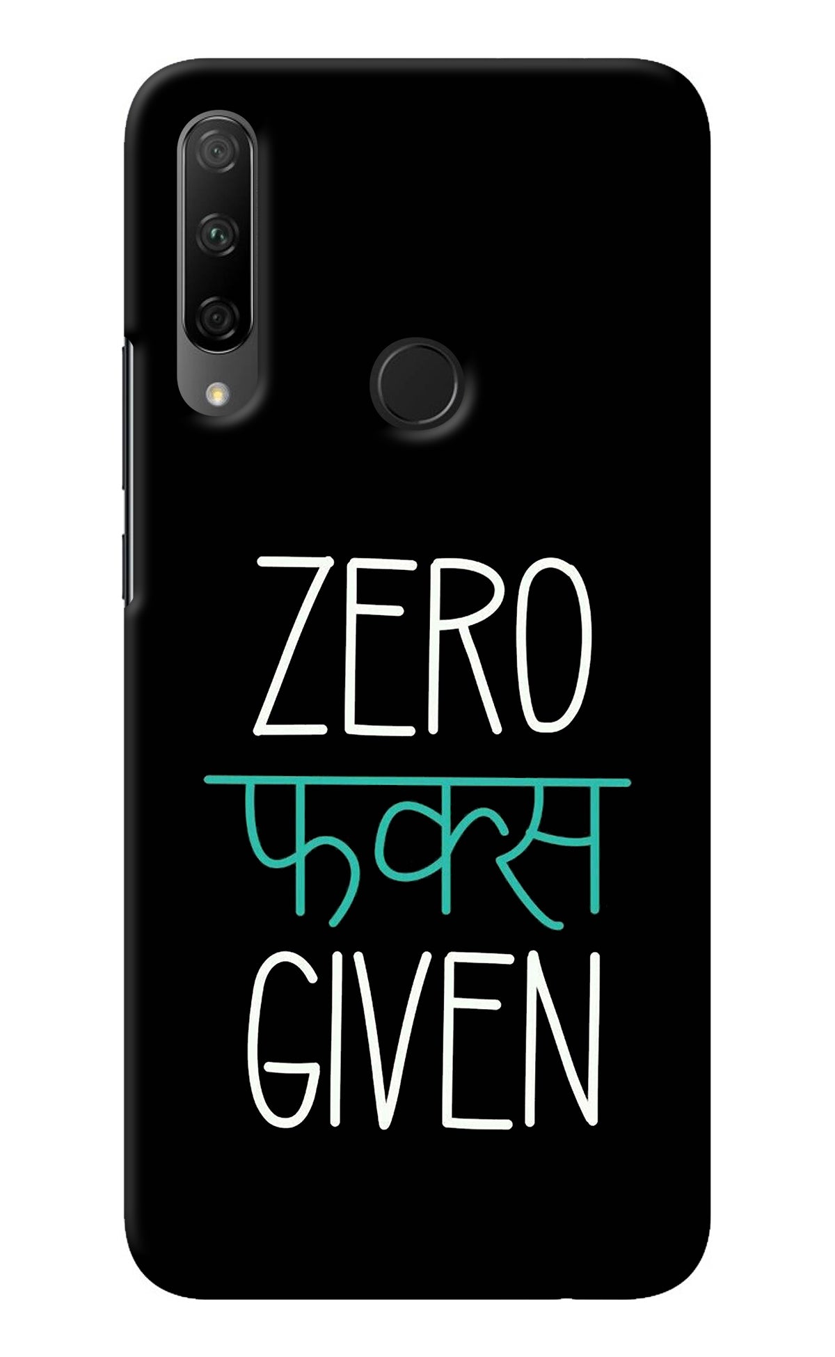 Zero Fucks Given Honor 9X Back Cover