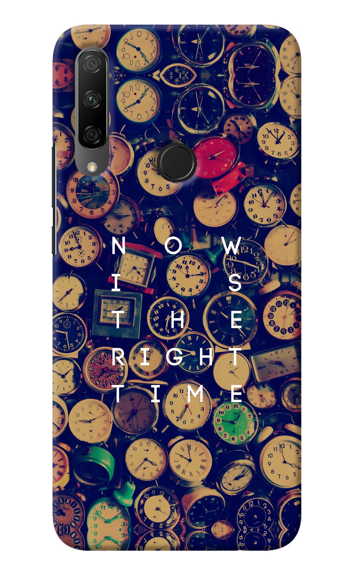 Now is the Right Time Quote Honor 9X Back Cover