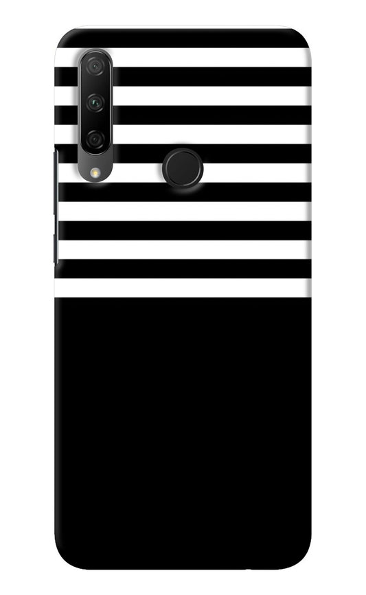 Black and White Print Honor 9X Back Cover