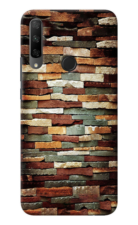 Bricks Pattern Honor 9X Back Cover