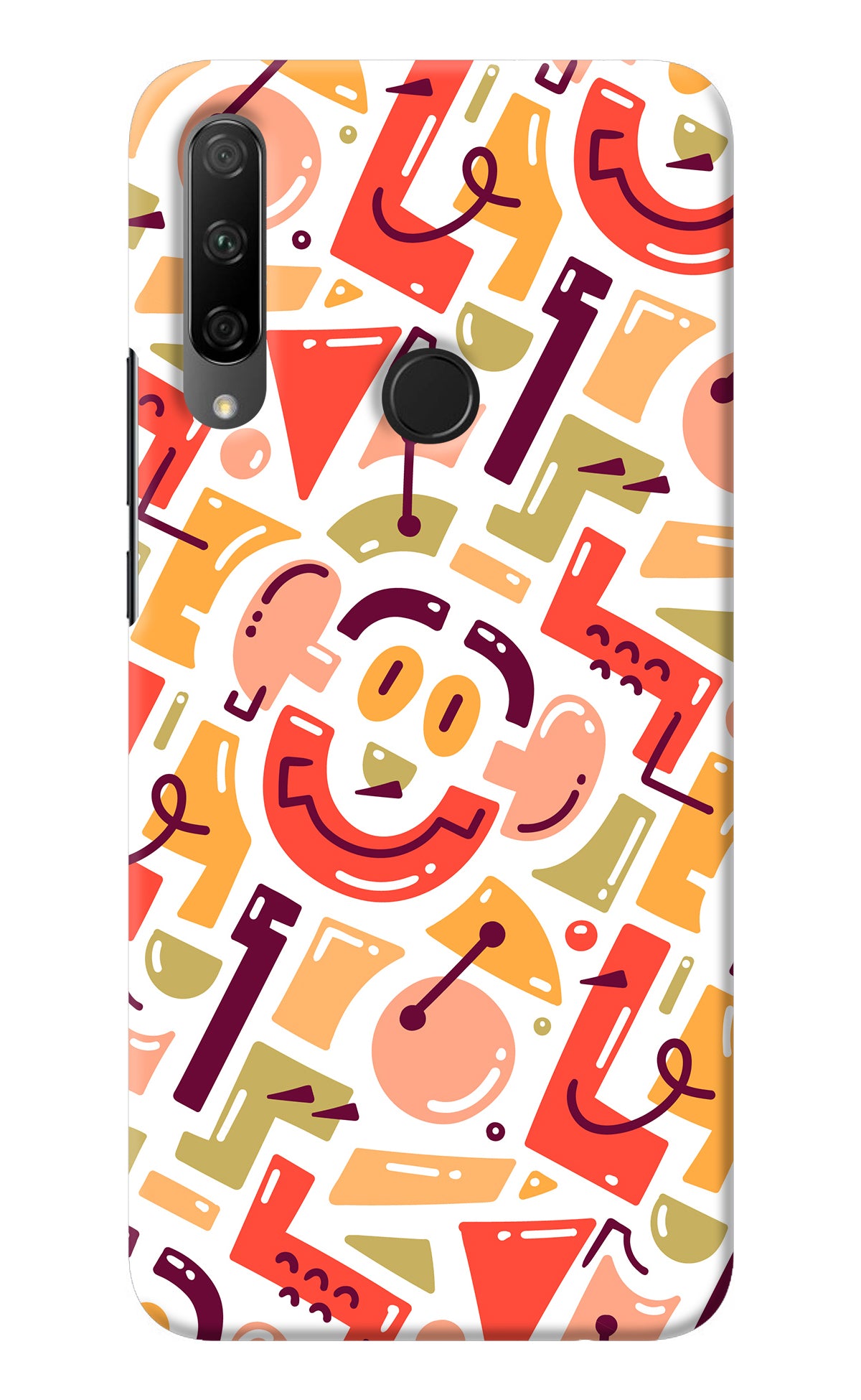 Doodle Pattern Honor 9X Back Cover