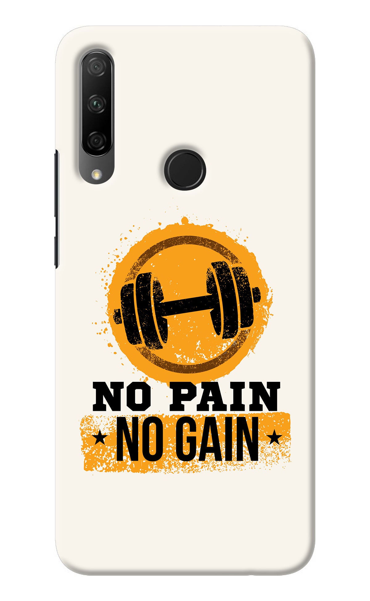No Pain No Gain Honor 9X Back Cover