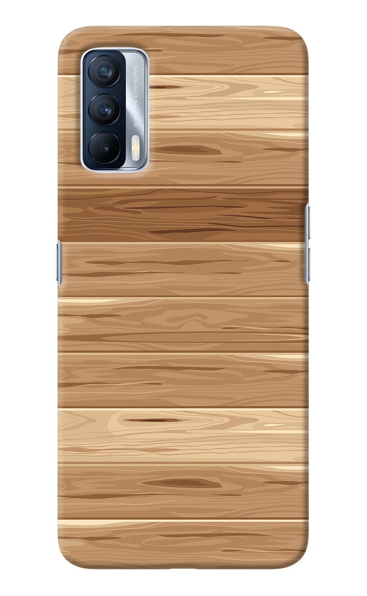 Wooden Vector Realme X7 Back Cover