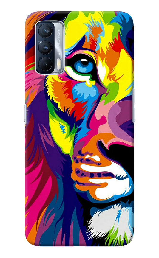 Lion Half Face Realme X7 Back Cover