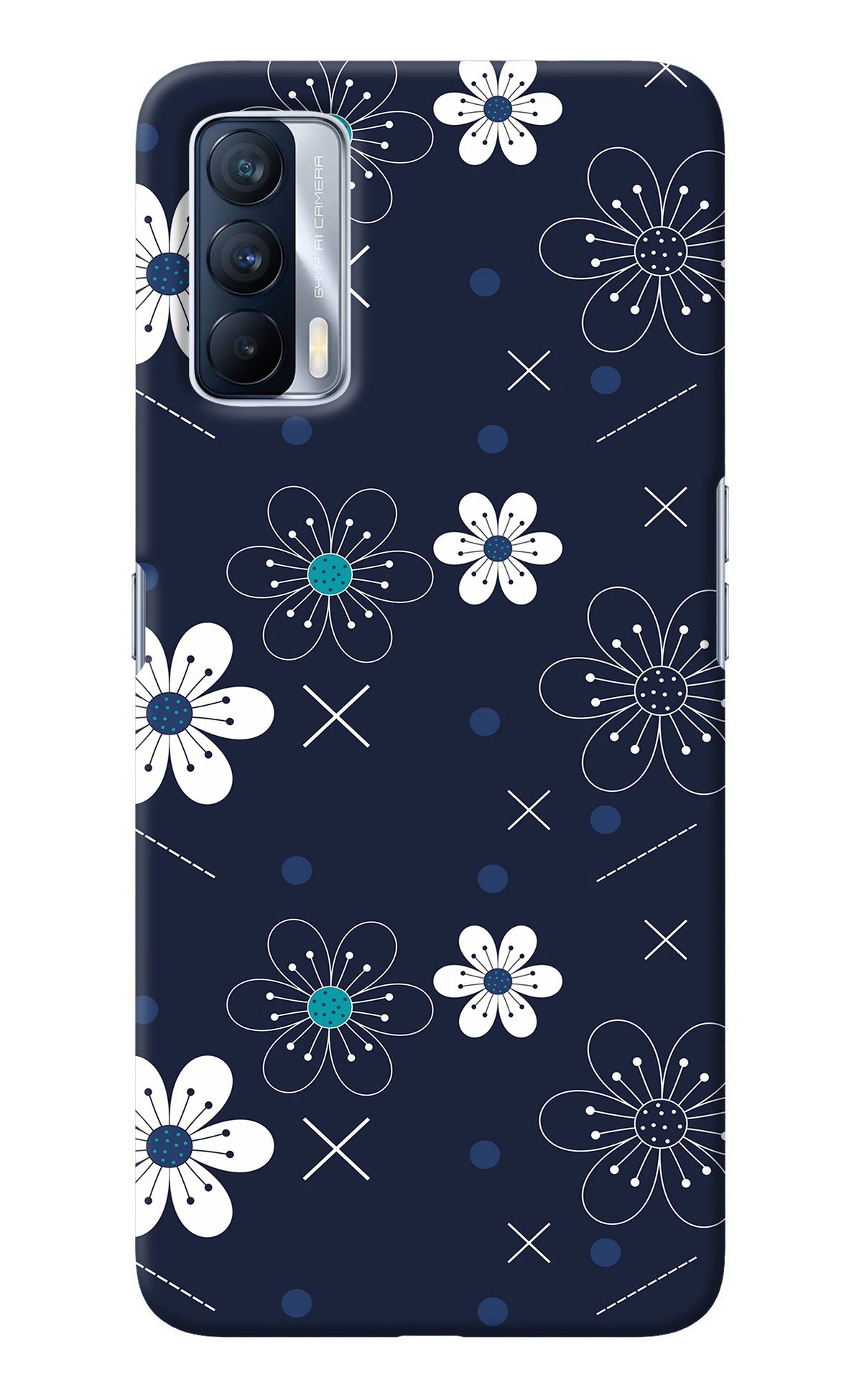 Flowers Realme X7 Back Cover