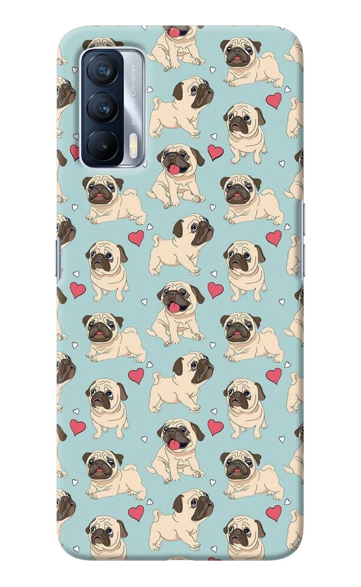 Pug Dog Realme X7 Back Cover