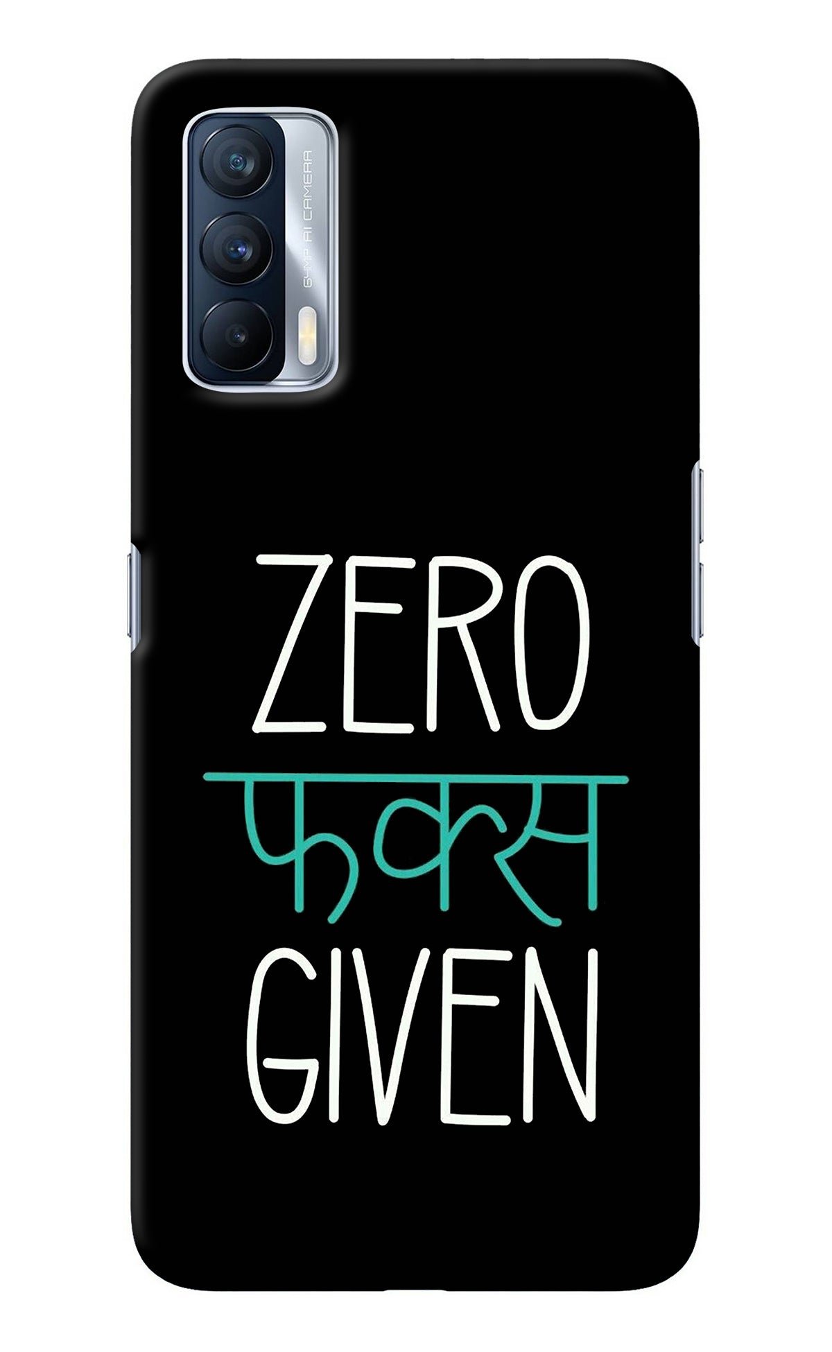 Zero Fucks Given Realme X7 Back Cover