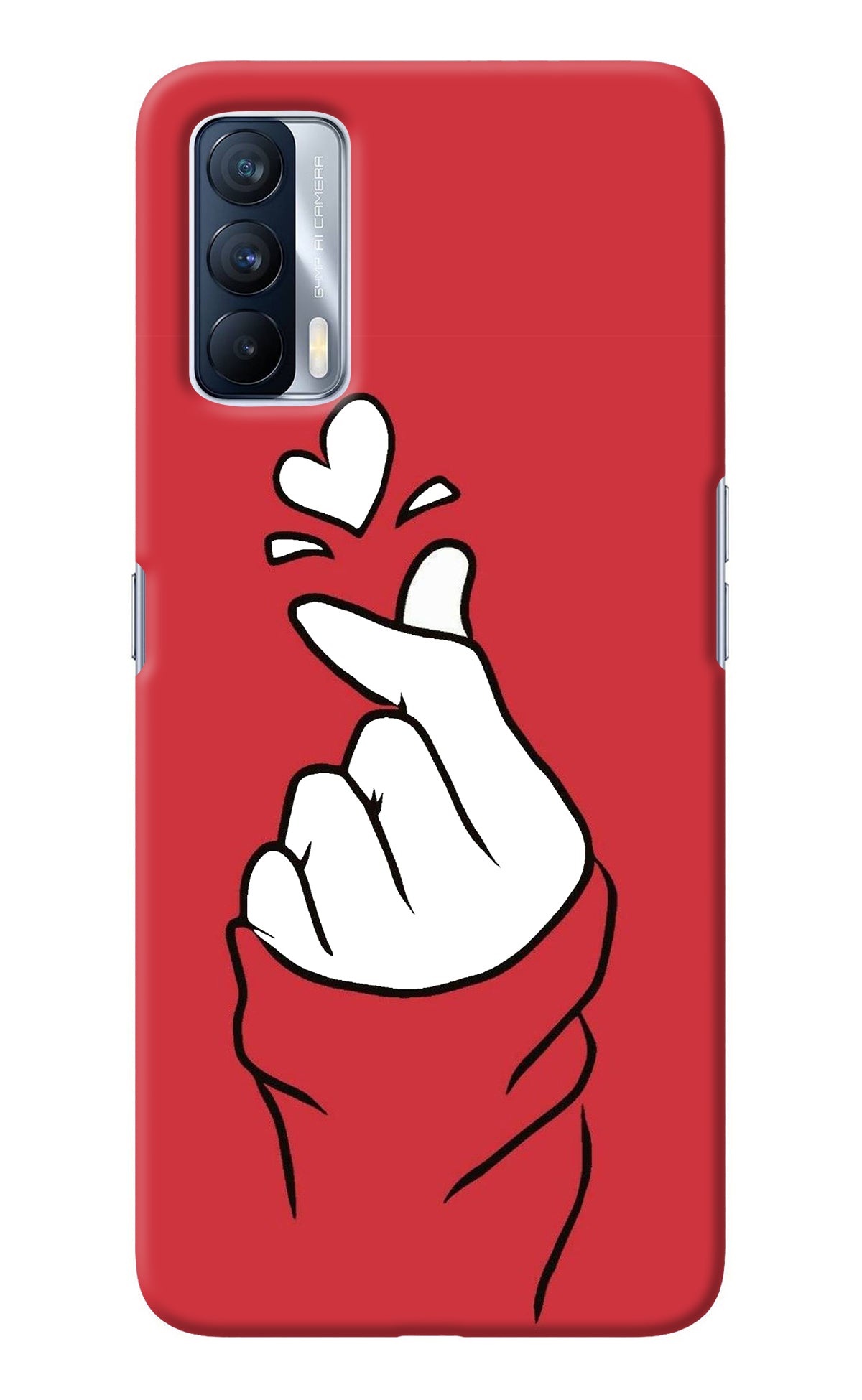 Korean Love Sign Realme X7 Back Cover