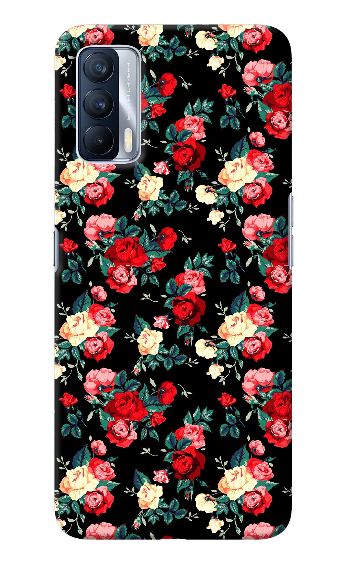 Rose Pattern Realme X7 Back Cover