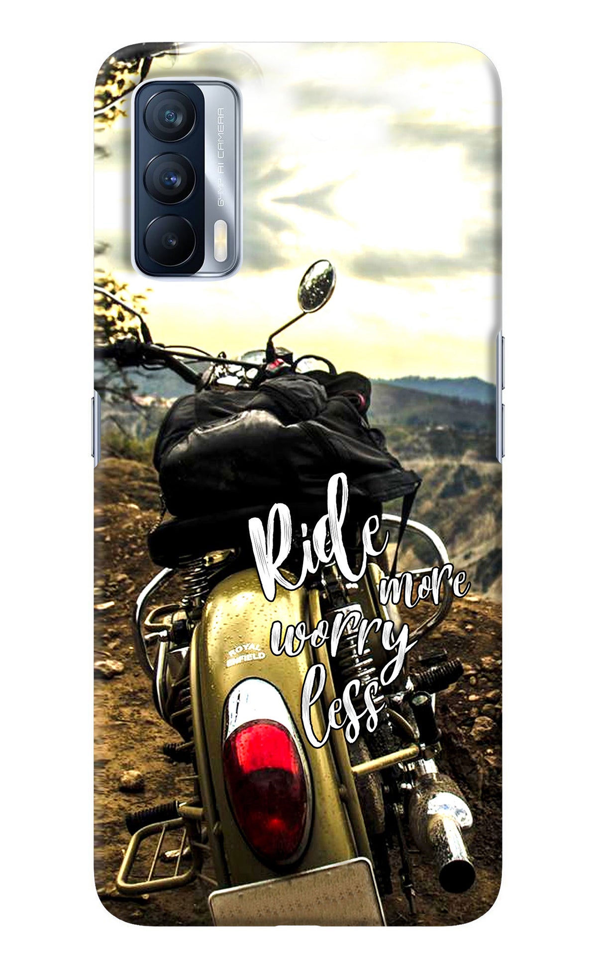 Ride More Worry Less Realme X7 Back Cover