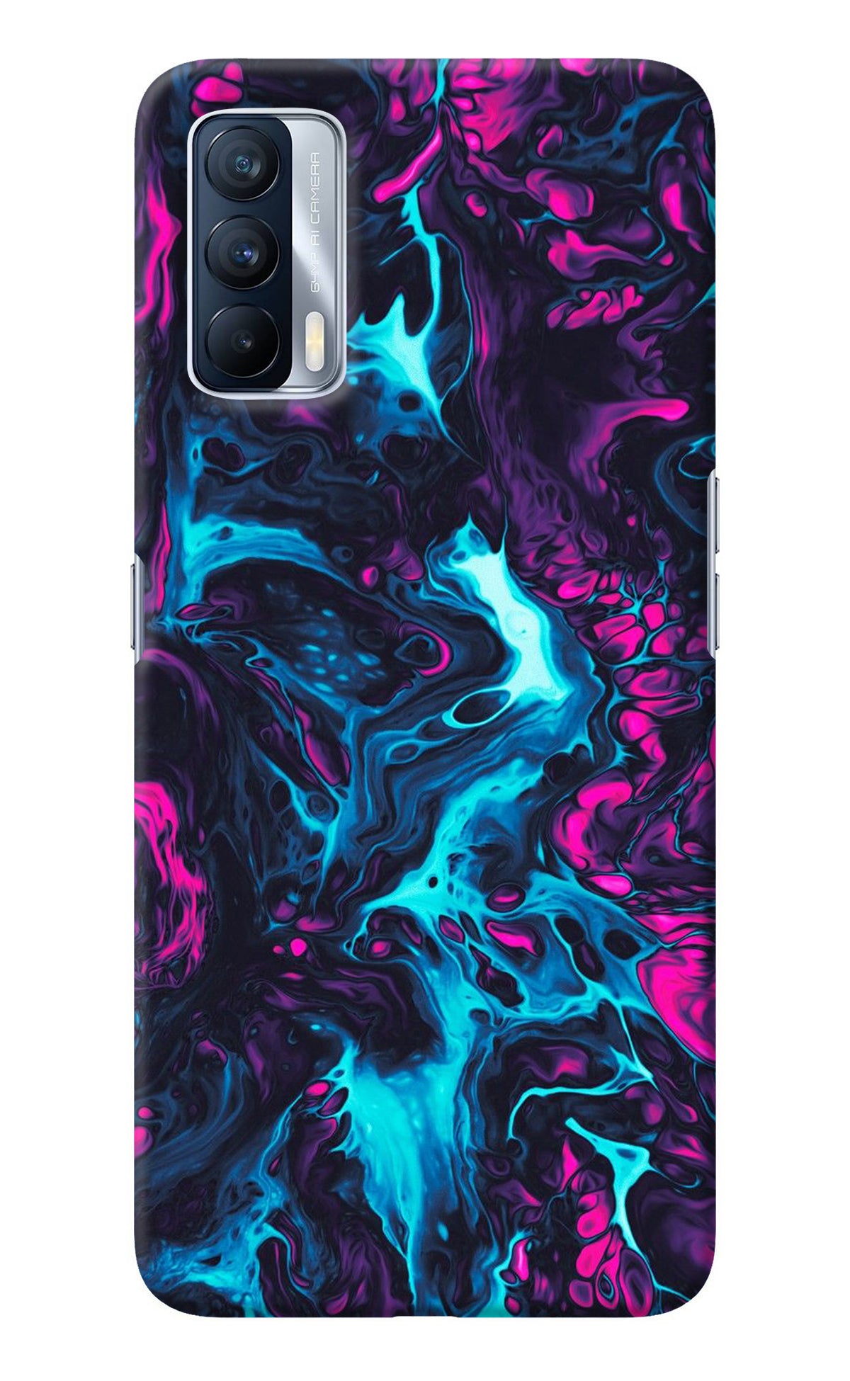 Abstract Realme X7 Back Cover