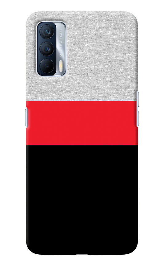 Tri Color Pattern Realme X7 Back Cover