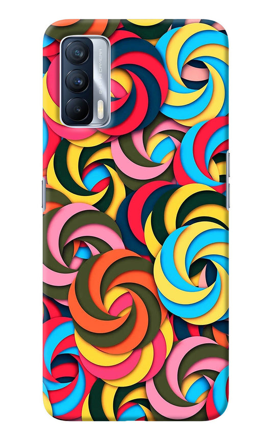 Spiral Pattern Realme X7 Back Cover