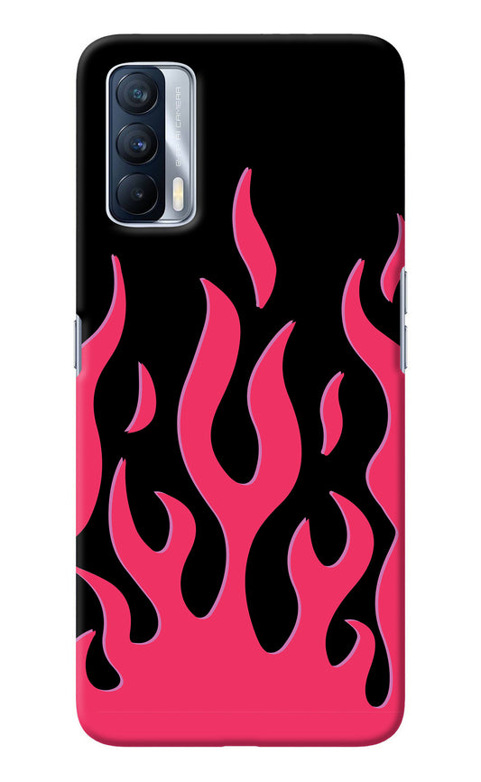 Fire Flames Realme X7 Back Cover