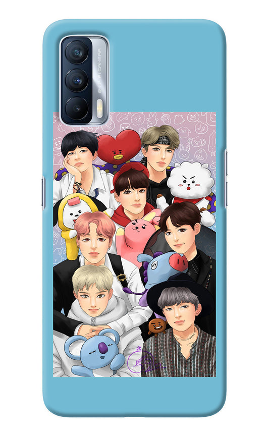 BTS with animals Realme X7 Back Cover