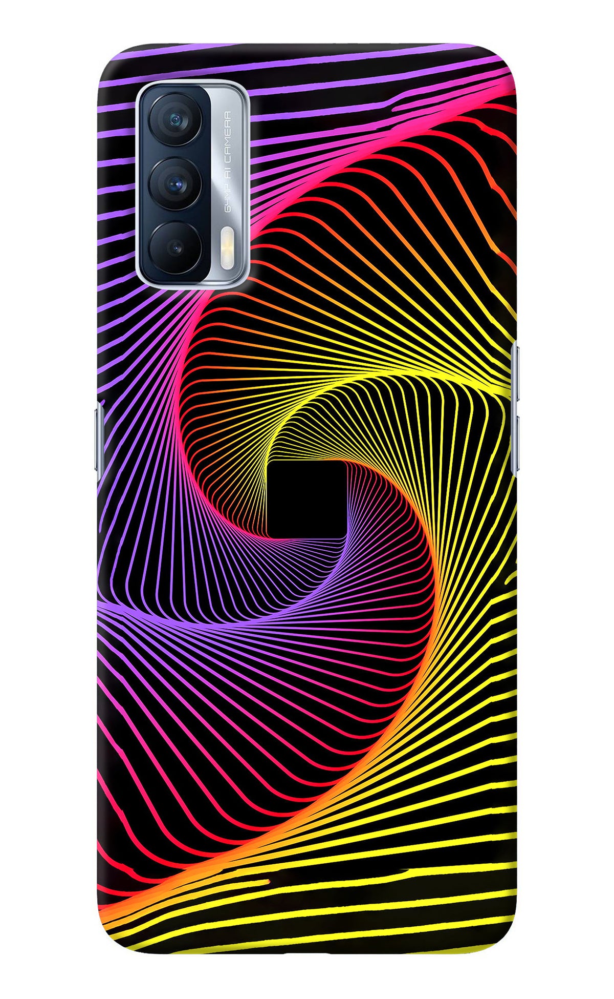 Colorful Strings Realme X7 Back Cover