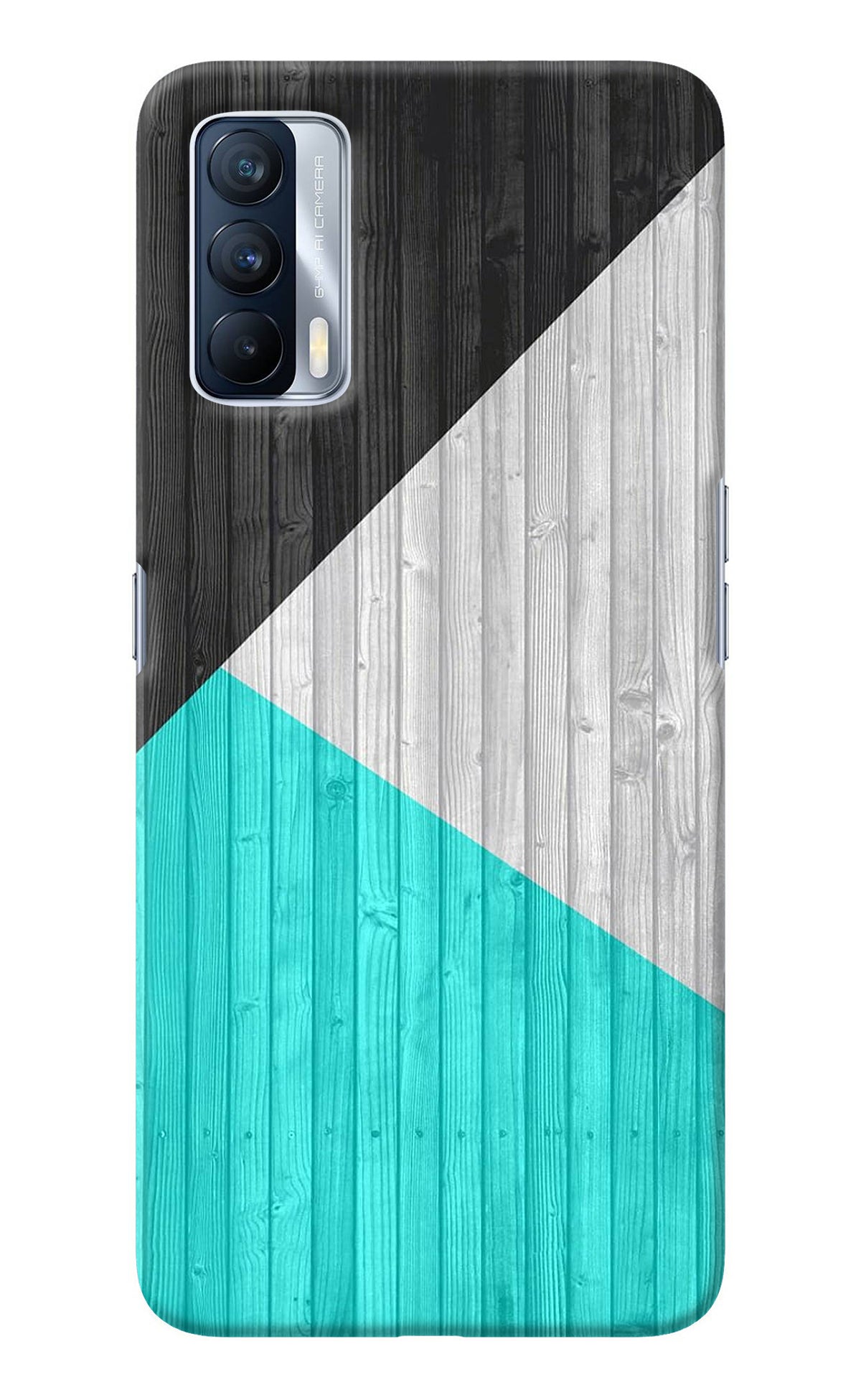 Wooden Abstract Realme X7 Back Cover