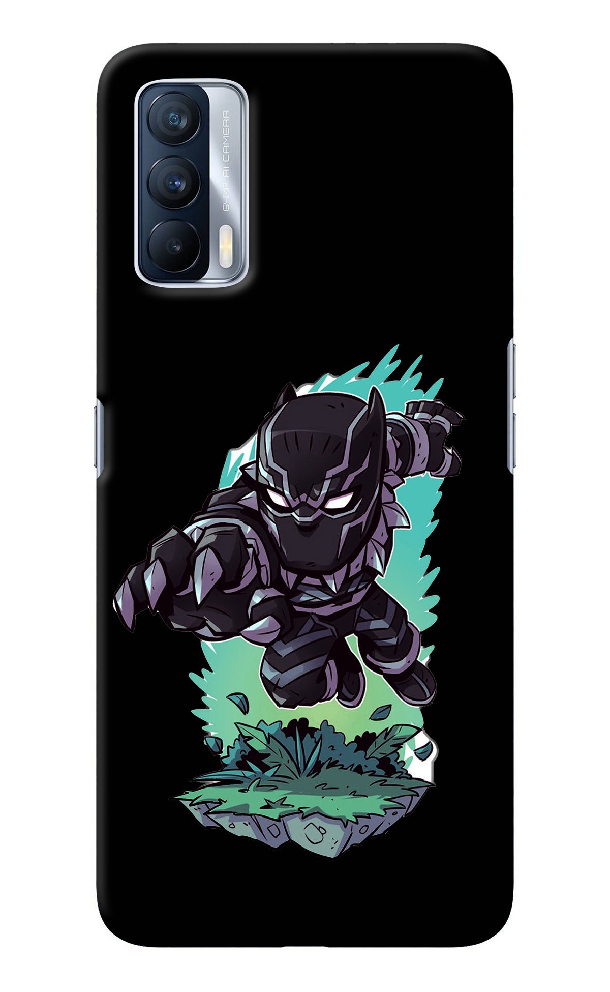 Black Panther Realme X7 Back Cover