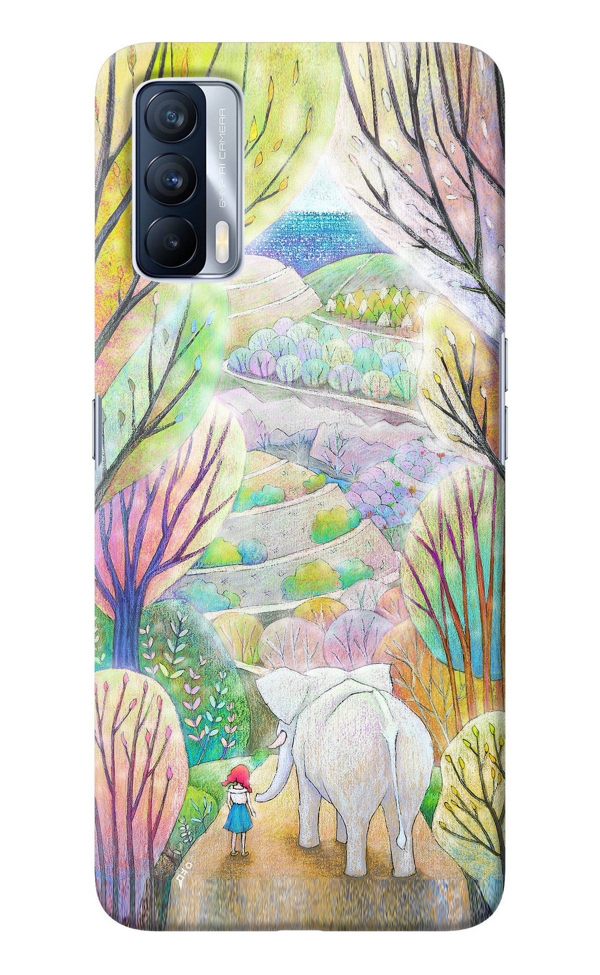 Nature Painting Realme X7 Back Cover