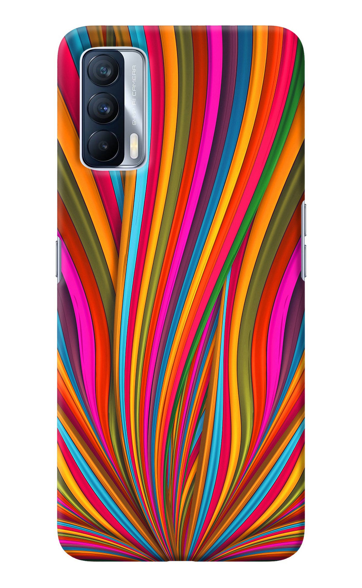 Trippy Wavy Realme X7 Back Cover