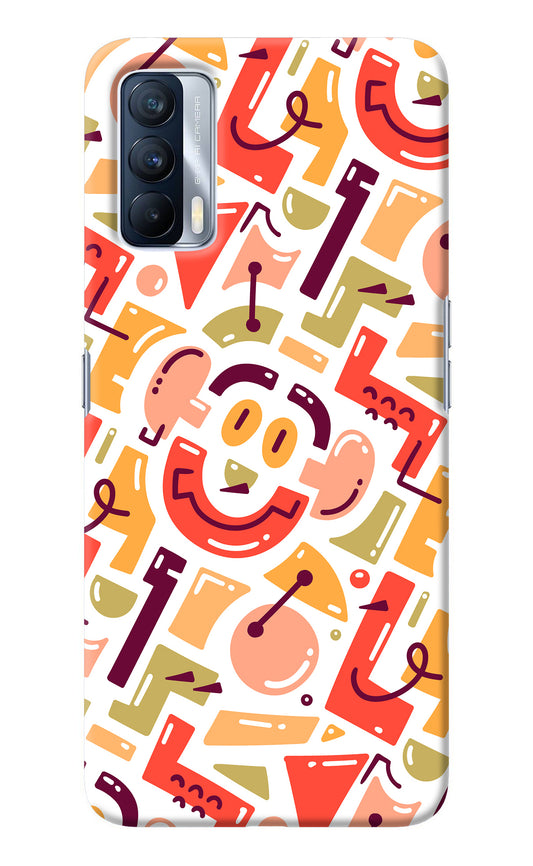 Doodle Pattern Realme X7 Back Cover