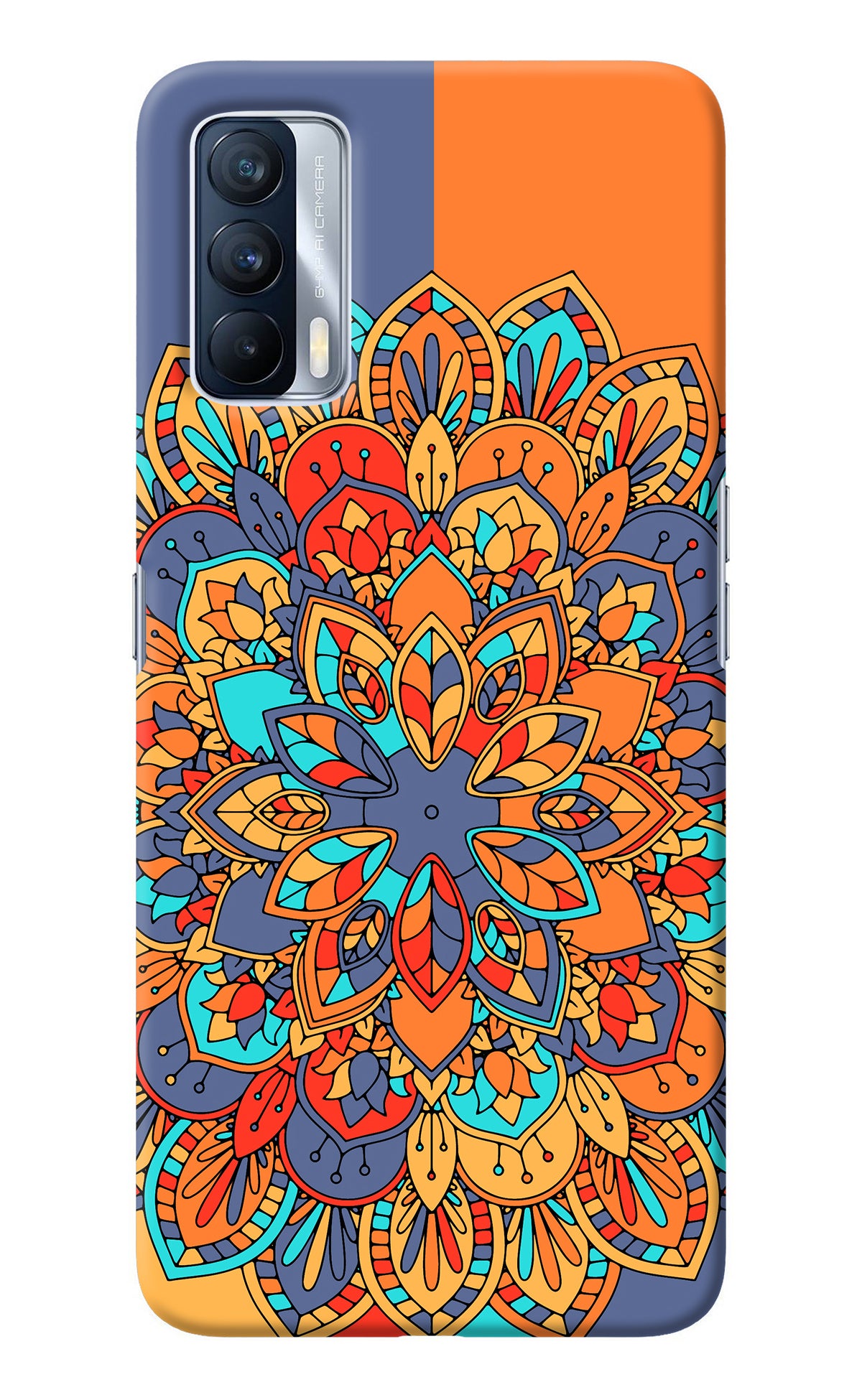 Color Mandala Realme X7 Back Cover