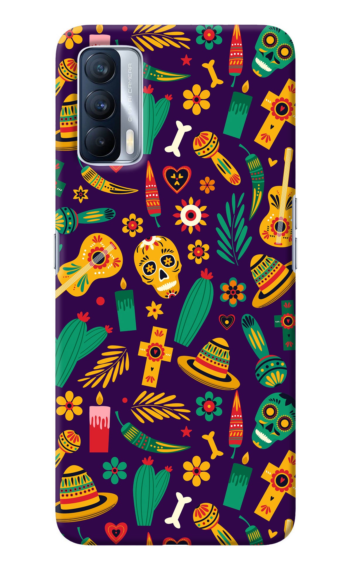 Mexican Artwork Realme X7 Back Cover