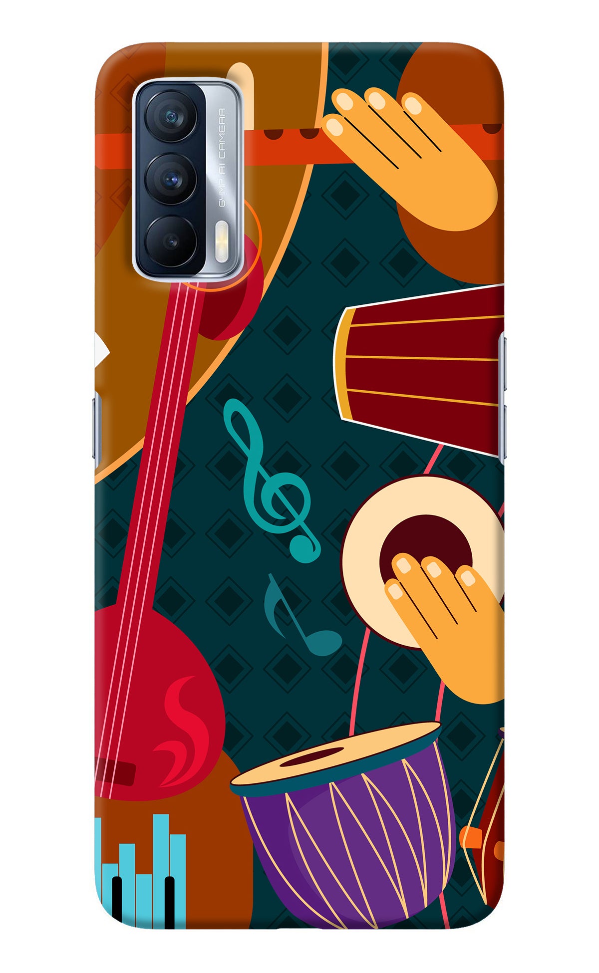 Music Instrument Realme X7 Back Cover