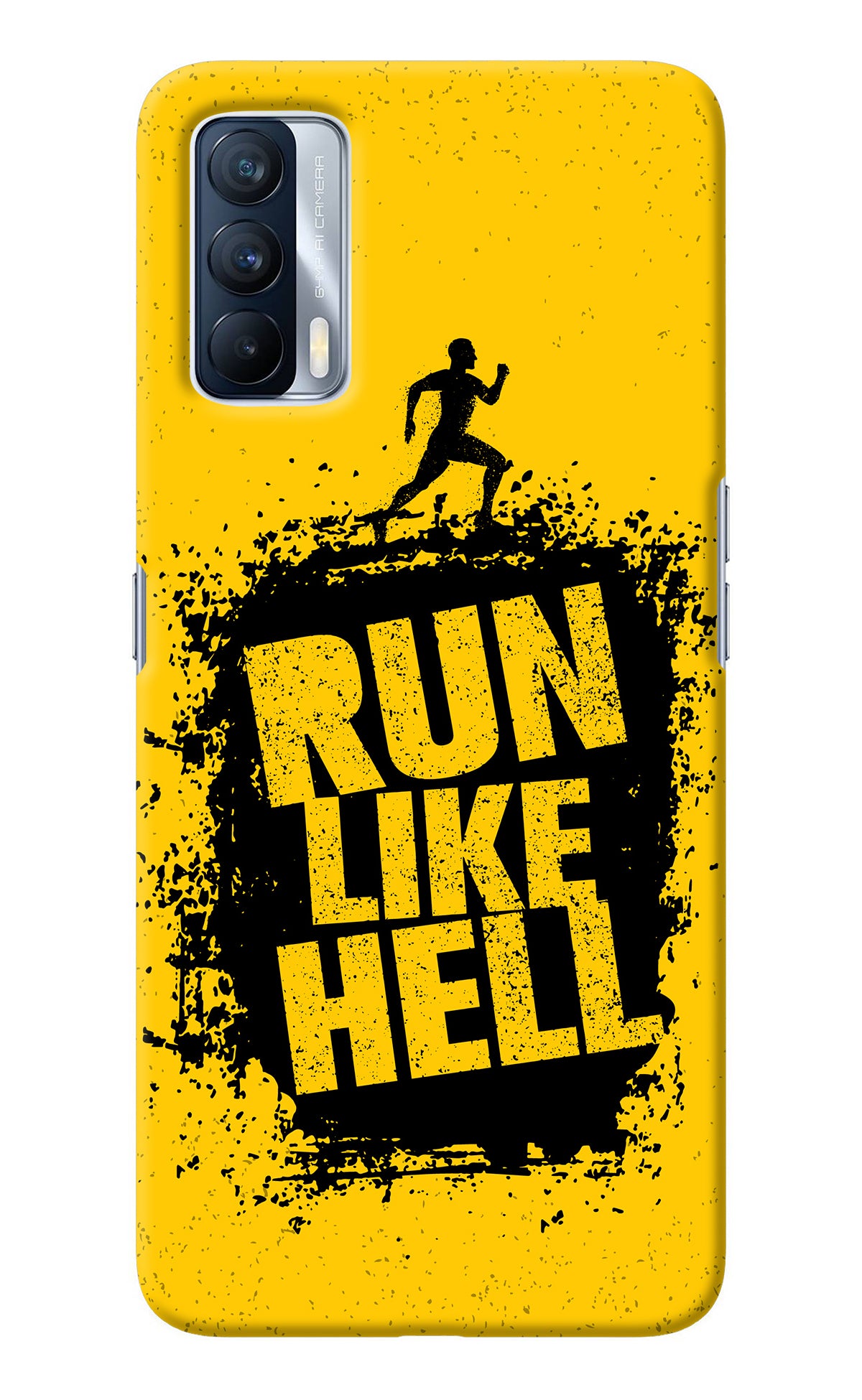 Run Like Hell Realme X7 Back Cover