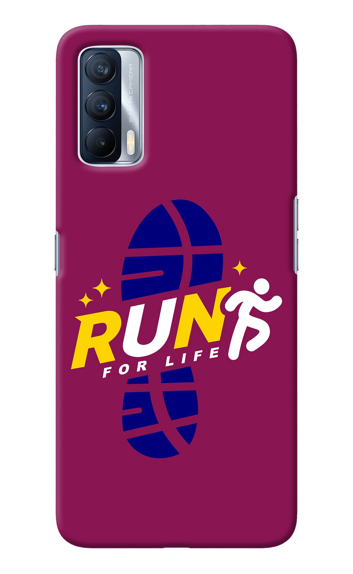 Run for Life Realme X7 Back Cover