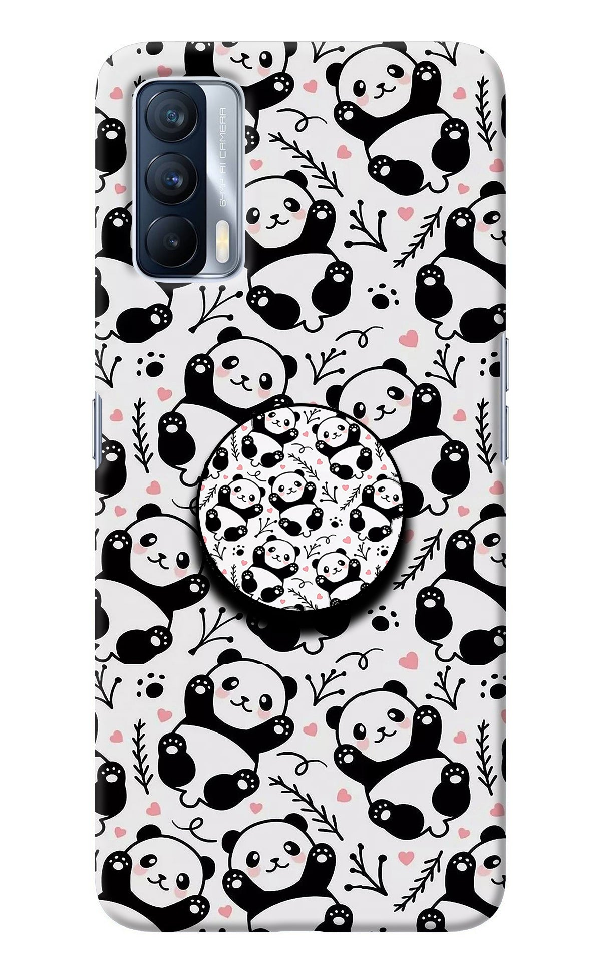 Cute Panda Realme X7 Pop Case