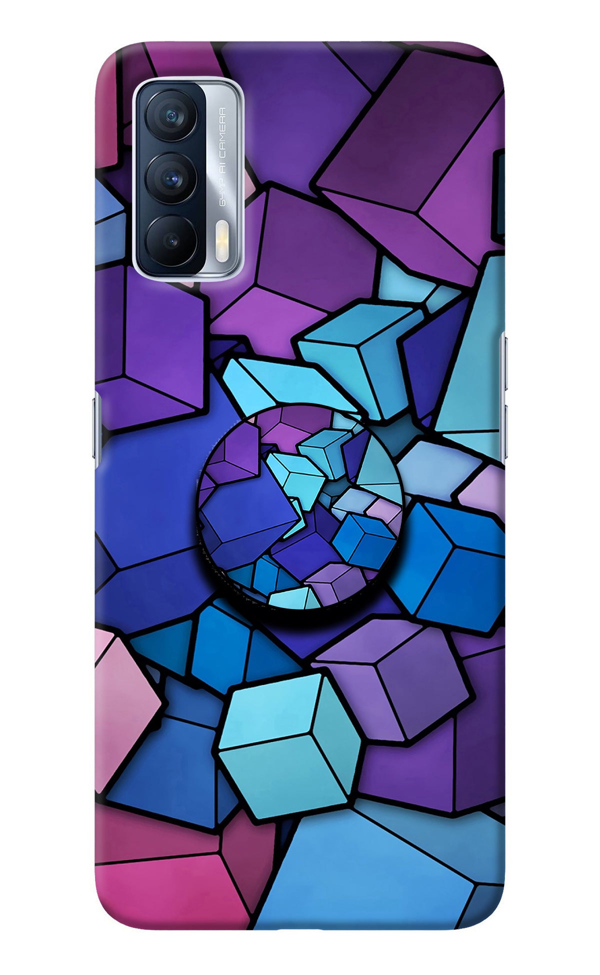 Cubic Abstract Realme X7 Pop Case