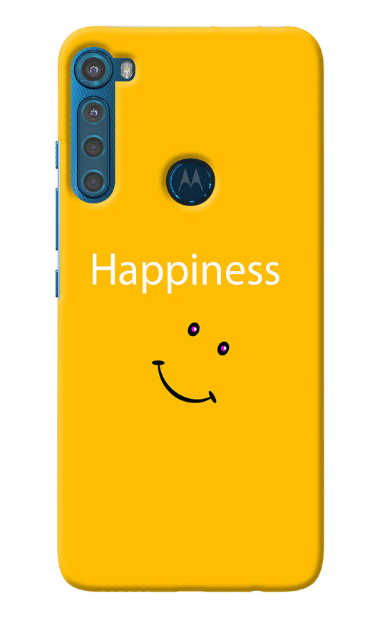 Happiness With Smiley Motorola One Fusion Plus Back Cover