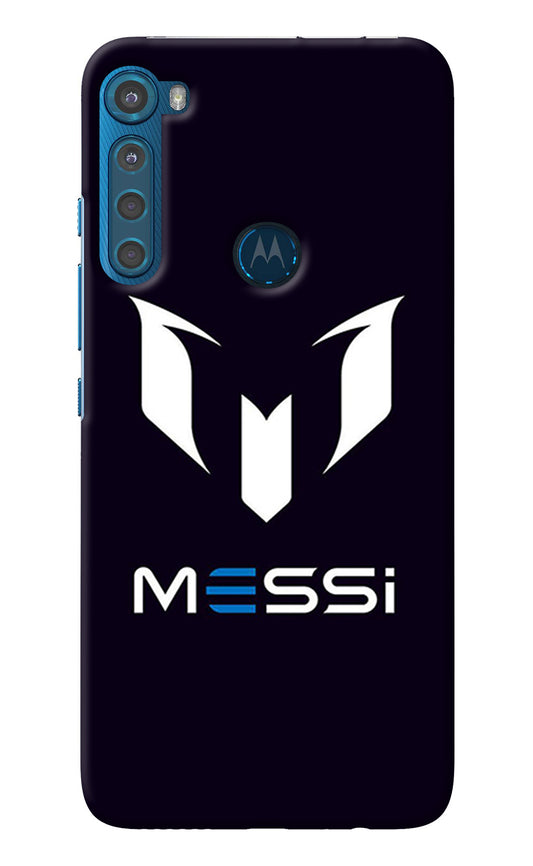 Messi Logo Motorola One Fusion Plus Back Cover