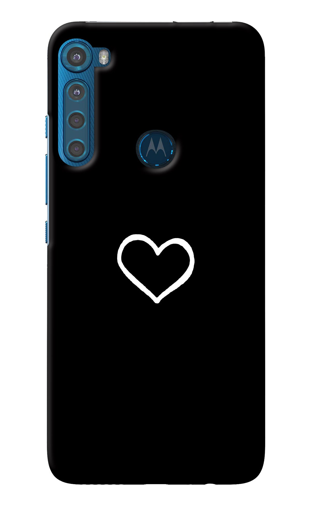 Heart Motorola One Fusion Plus Back Cover