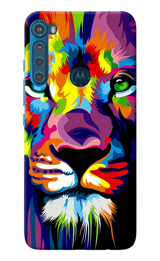 Lion Motorola One Fusion Plus Back Cover