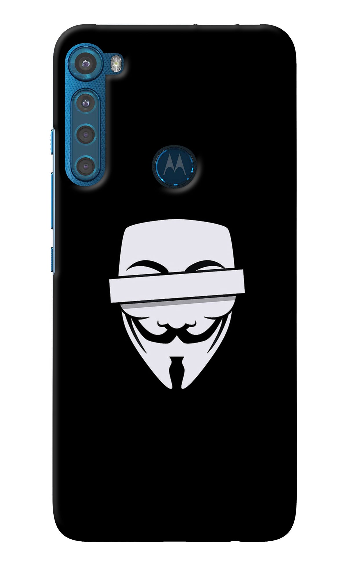 Anonymous Face Motorola One Fusion Plus Back Cover