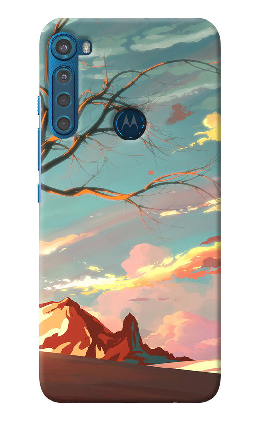 Scenery Motorola One Fusion Plus Back Cover