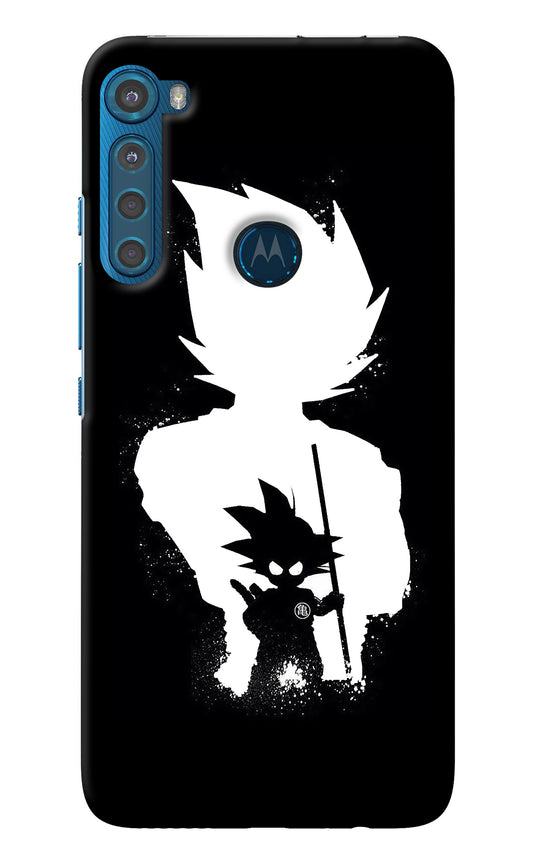 Goku Shadow Motorola One Fusion Plus Back Cover