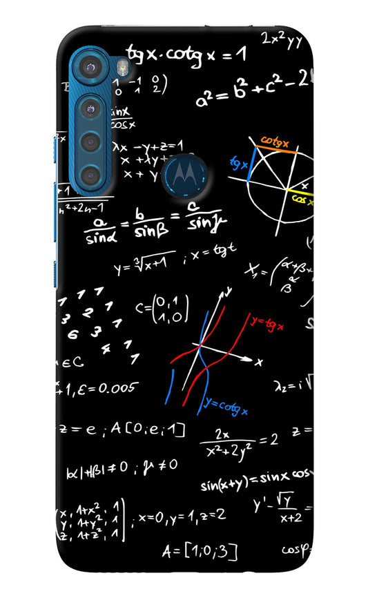 Mathematics Formula Motorola One Fusion Plus Back Cover