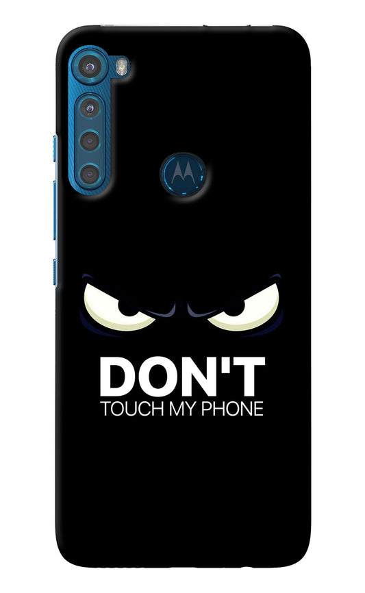 Don'T Touch My Phone Motorola One Fusion Plus Back Cover