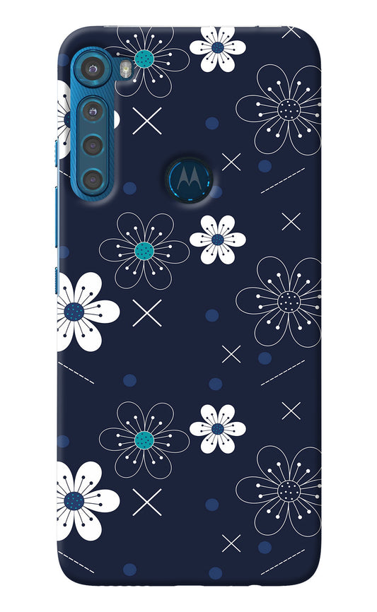 Flowers Motorola One Fusion Plus Back Cover