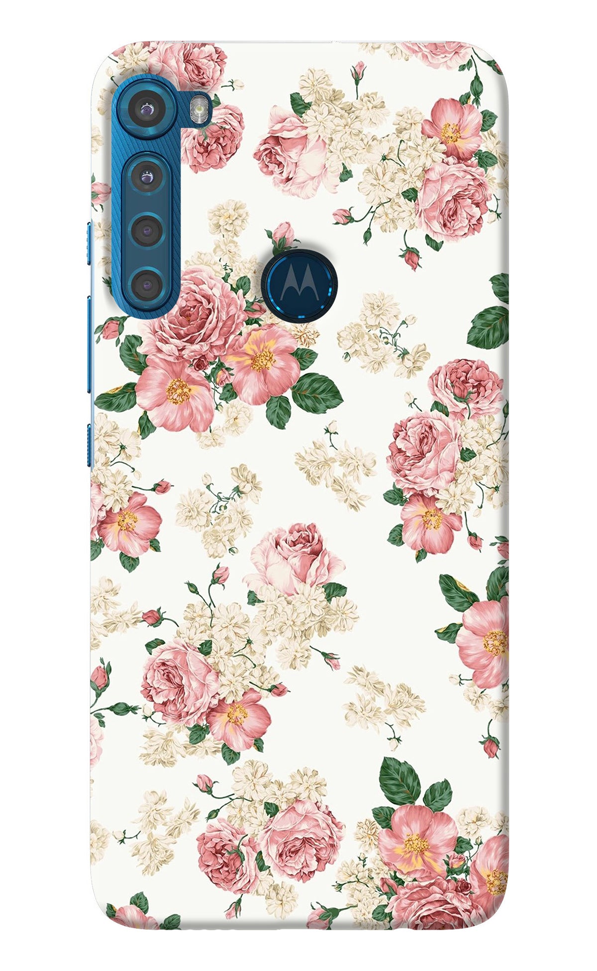 Flowers Motorola One Fusion Plus Back Cover