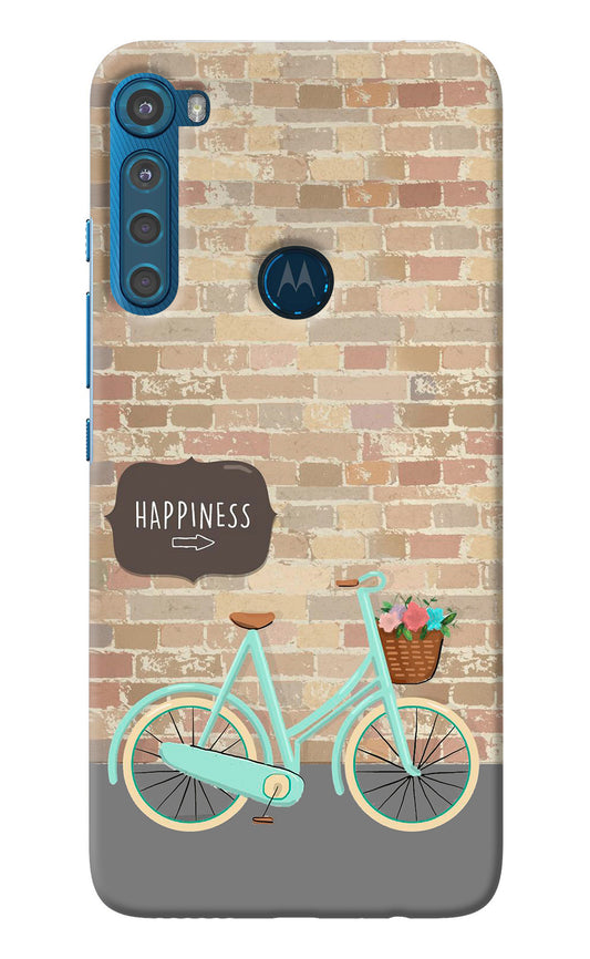 Happiness Artwork Motorola One Fusion Plus Back Cover